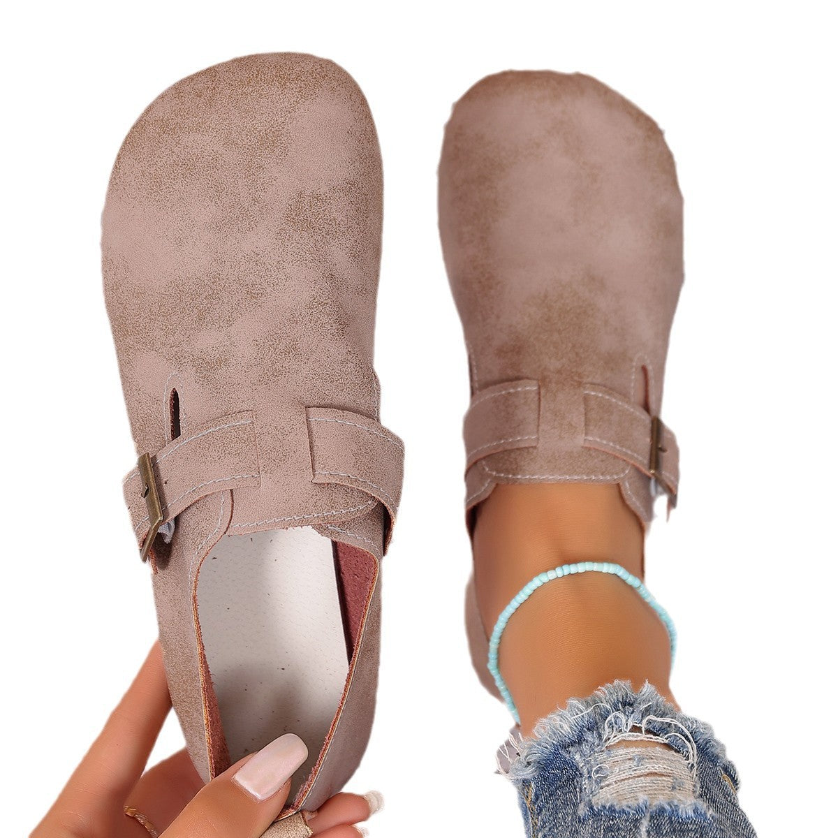 Eleganckie Ortopedyczne Buty z Unikalnym Wzorem