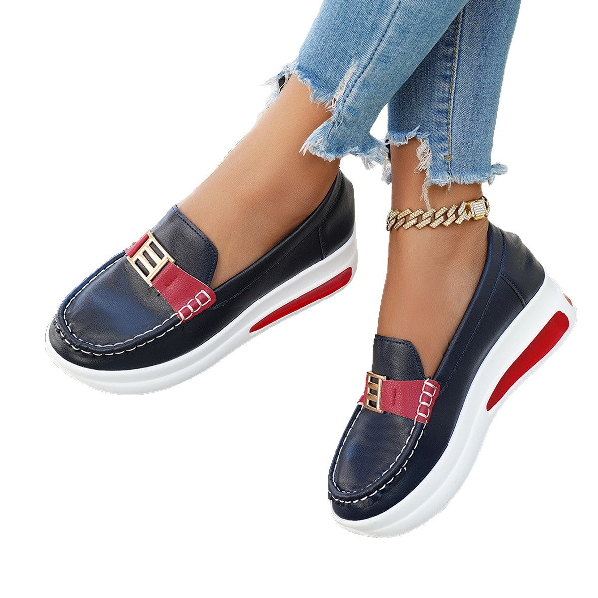 Eleganckie Ortopedyczne Buty z Unikalnym Wzorem