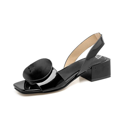 Eleganckie Ortopedyczne Sandały z Unikalnym Wzorem