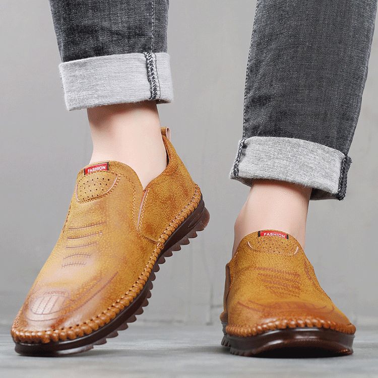 AS | Příležitostné pánské boty z měkké kůže Slip-On