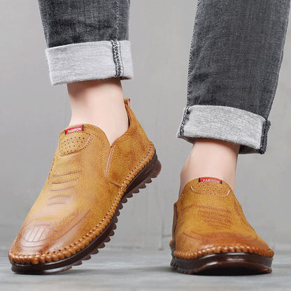 AS | Příležitostné pánské boty z měkké kůže Slip-On