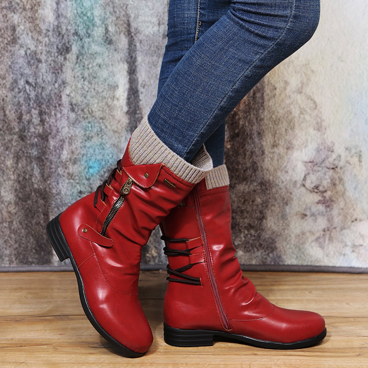 Pięknie Wykonane Ortopedyczne Kozaki