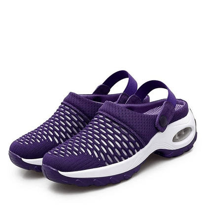 AS Dámské Air Cushion Platform Mesh Mules Sneaker Sandály