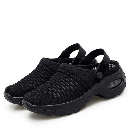 AS Dámské Air Cushion Platform Mesh Mules Sneaker Sandály