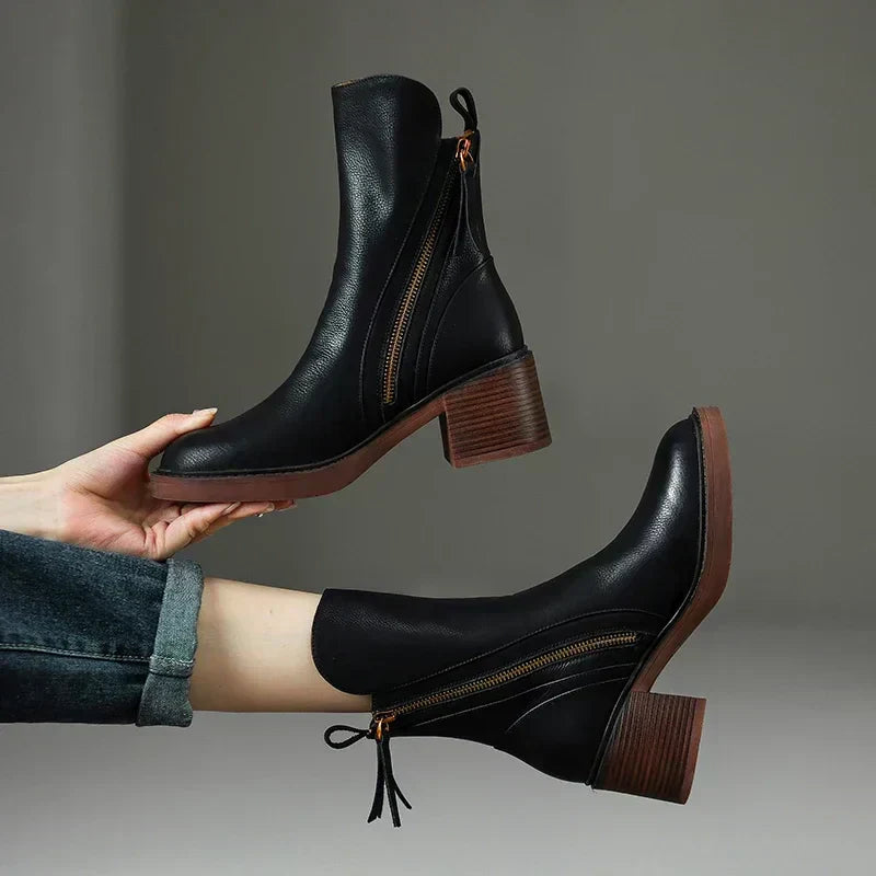 Guillermina® | Leather ankle boots
