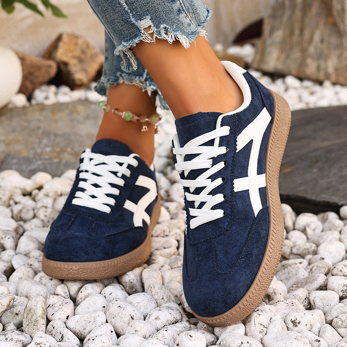 Klasyczne Ortopedyczne Sneakersy w Ponadczasowym Stylu