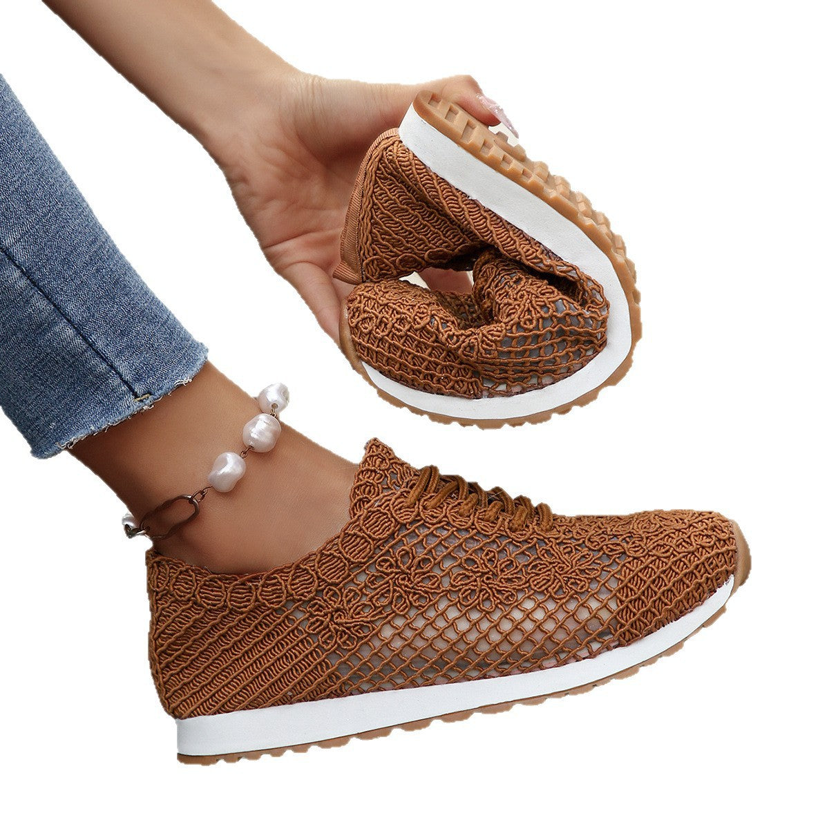 Eleganckie Ortopedyczne Sneakersy na Każdy Krok