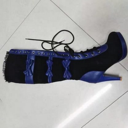 Eleganckie Ortopedyczne Kozaki z Unikalnym Wzorem