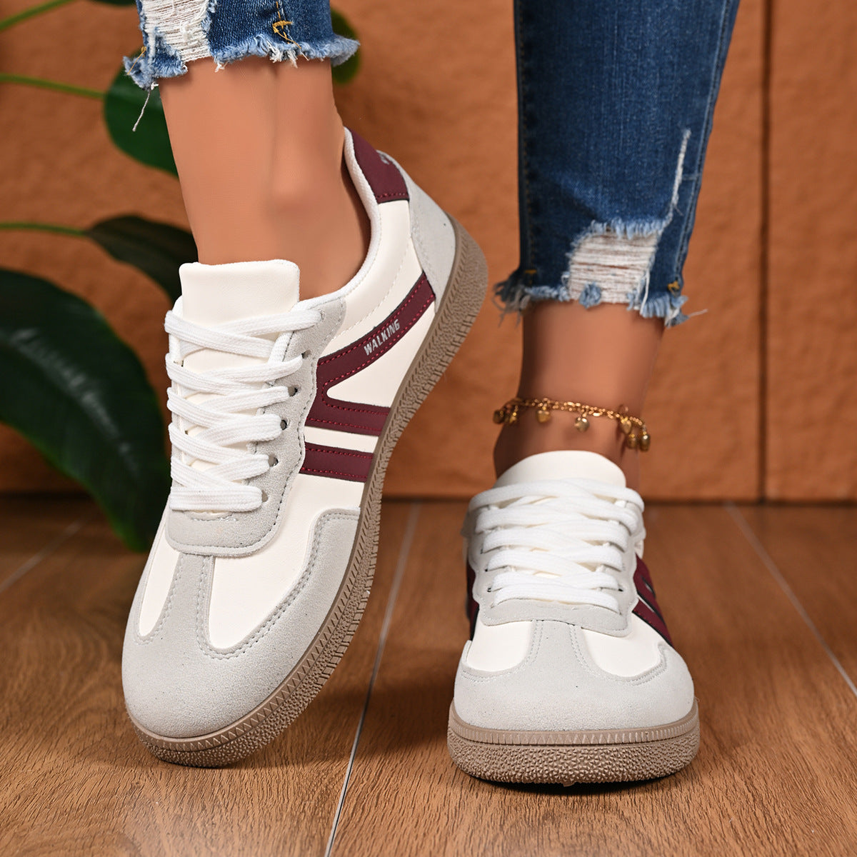 Eleganckie Ortopedyczne Buty z Unikalnym Wzorem