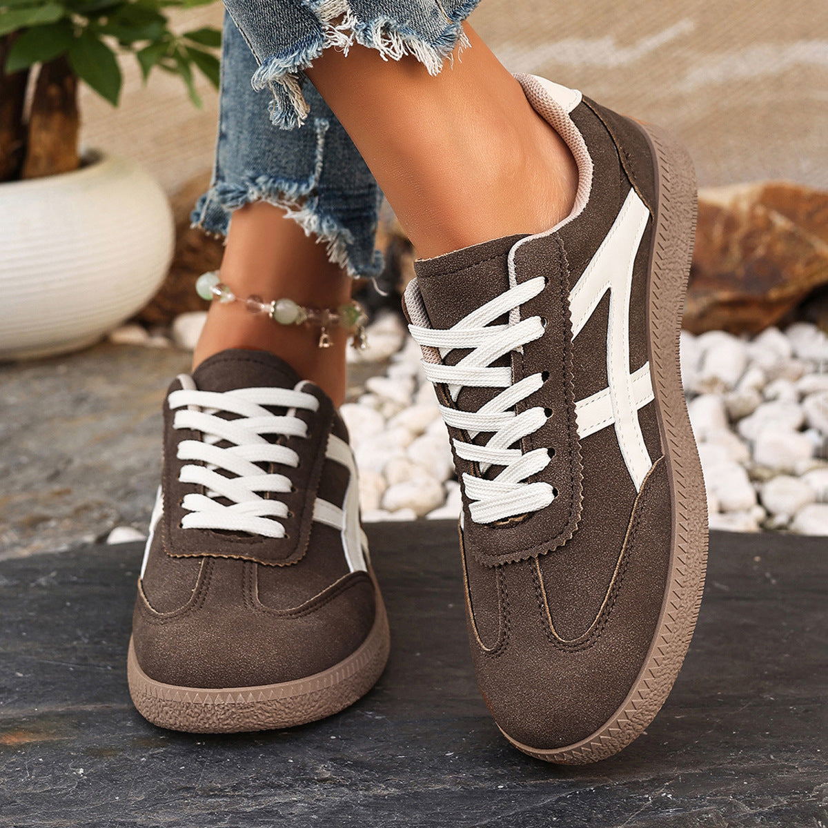 Ortopedyczne Sneakersy Inspirowane Stylem Vintage