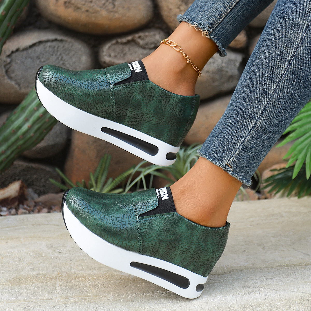 Eleganckie Ortopedyczne Buty z Unikalnym Wzorem