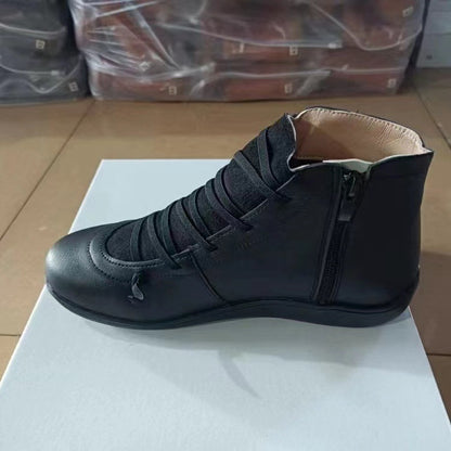 Eleganckie Ortopedyczne Kozaki z Unikalnym Wzorem