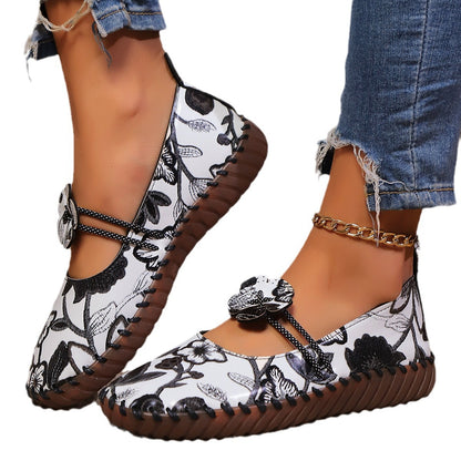 Eleganckie Ortopedyczne Buty z Unikalnym Wzorem