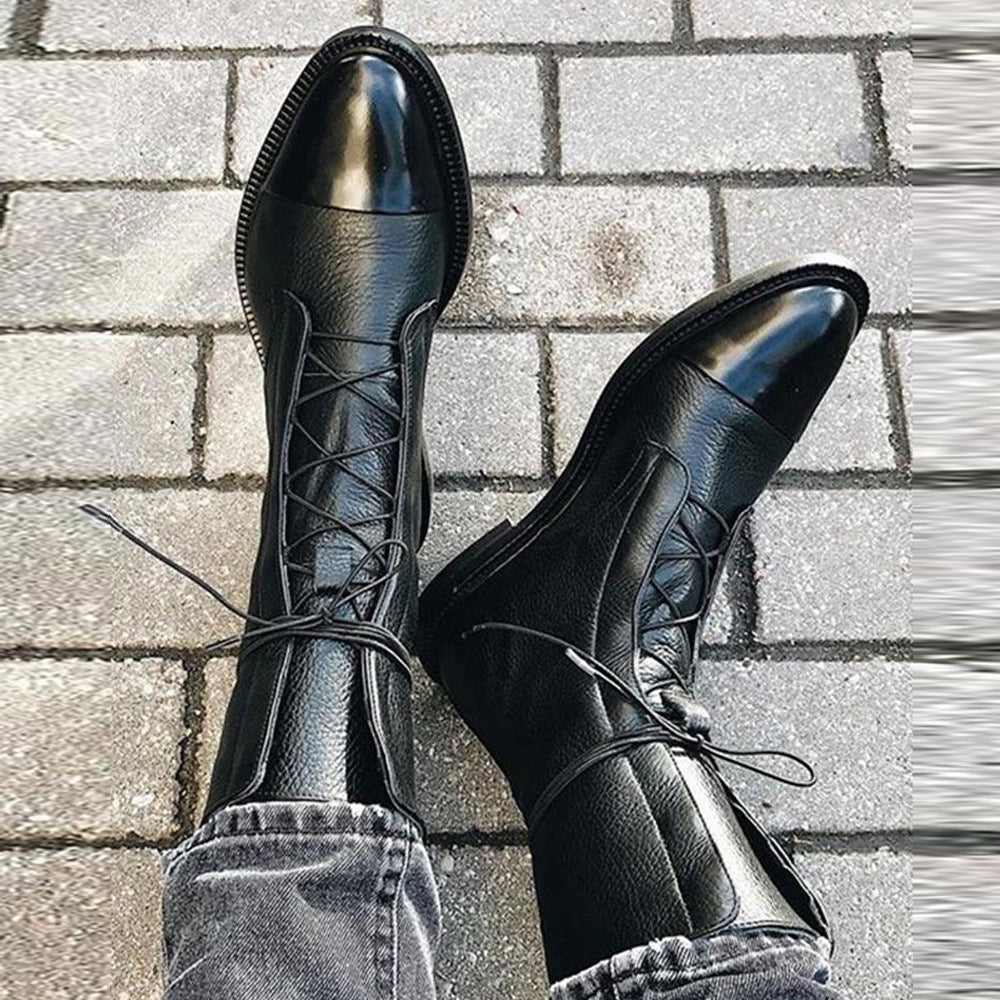 Eleganckie Ortopedyczne Kozaki z Unikalnym Wzorem