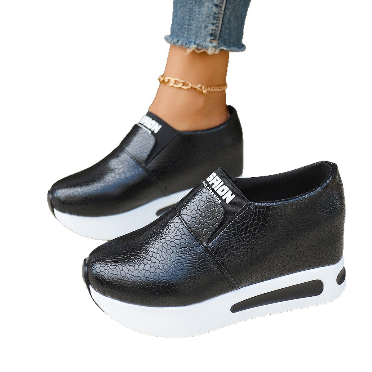 Eleganckie Ortopedyczne Buty z Unikalnym Wzorem