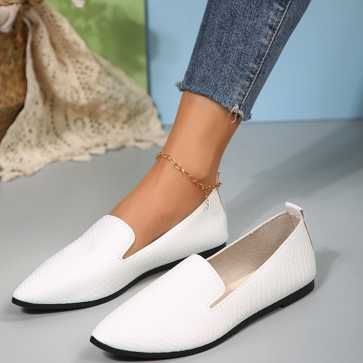 Eleganckie Ortopedyczne Buty z Unikalnym Wzorem