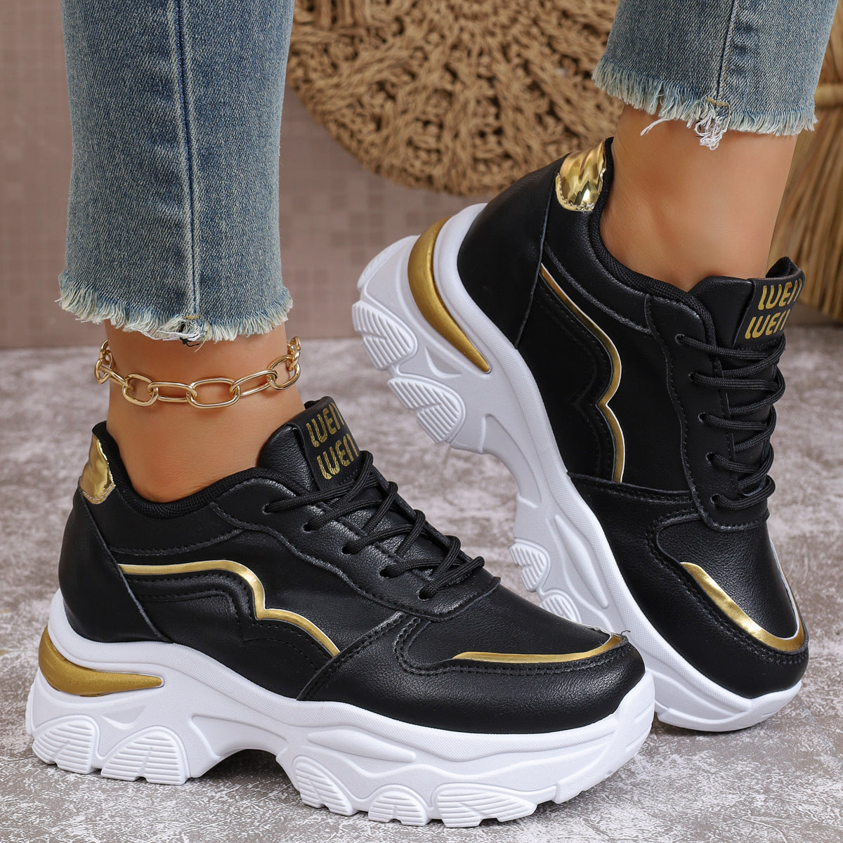 Pełne Wdzięku Ortopedyczne Sneakersy w Nowoczesnym Stylu