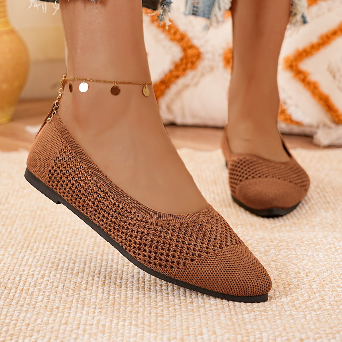 Eleganckie Ortopedyczne Buty z Unikalnym Wzorem