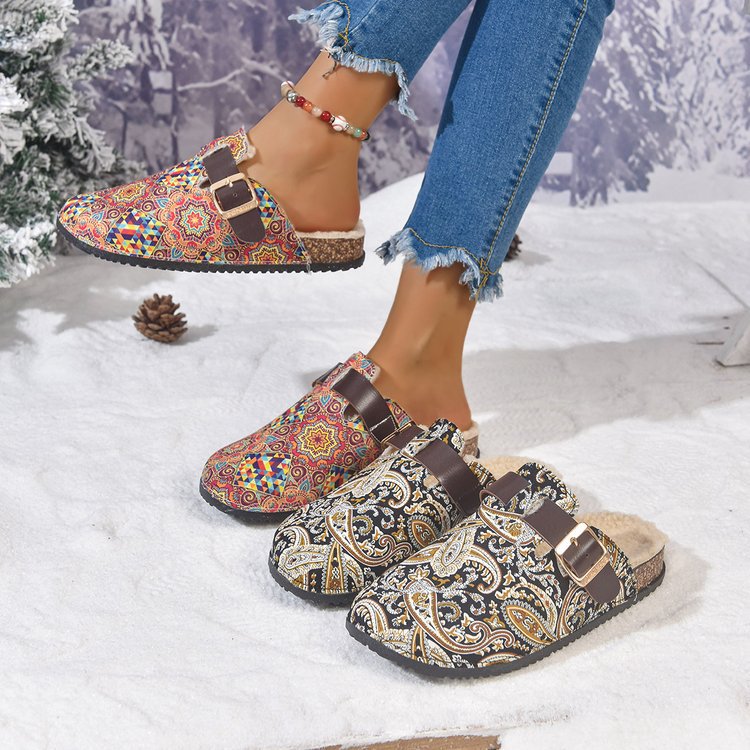Eleganckie Ortopedyczne Buty z Unikalnym Wzorem
