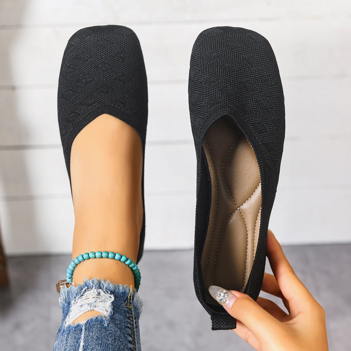 Eleganckie Ortopedyczne Buty z Unikalnym Wzorem