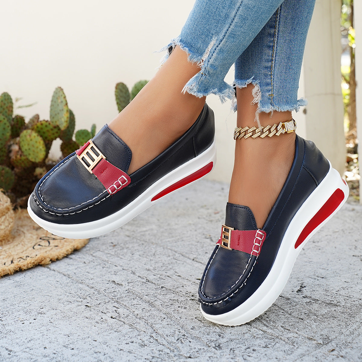 Eleganckie Ortopedyczne Buty z Unikalnym Wzorem