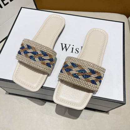 Eleganckie Ortopedyczne Sandały z Unikalnym Wzorem