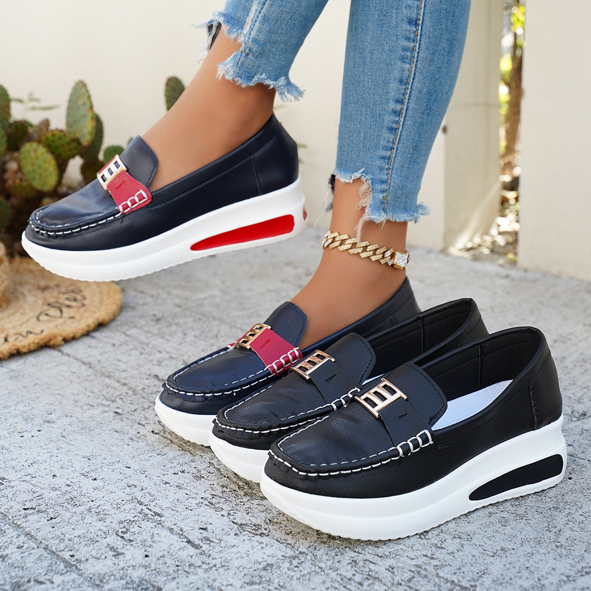 Eleganckie Ortopedyczne Buty z Unikalnym Wzorem