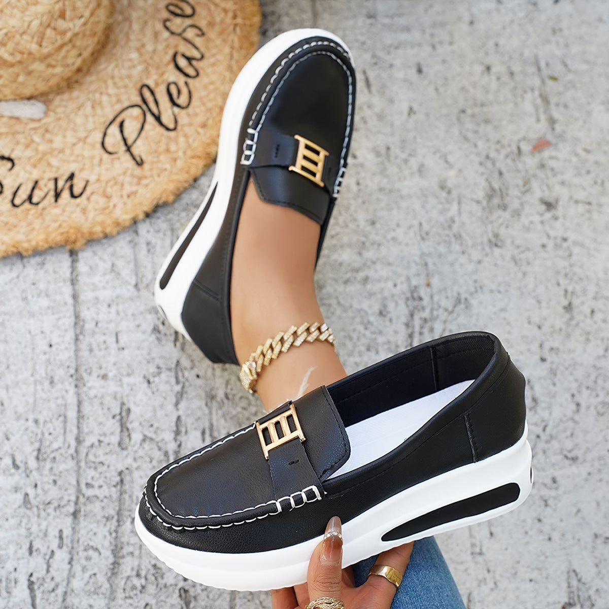Eleganckie Ortopedyczne Buty z Unikalnym Wzorem