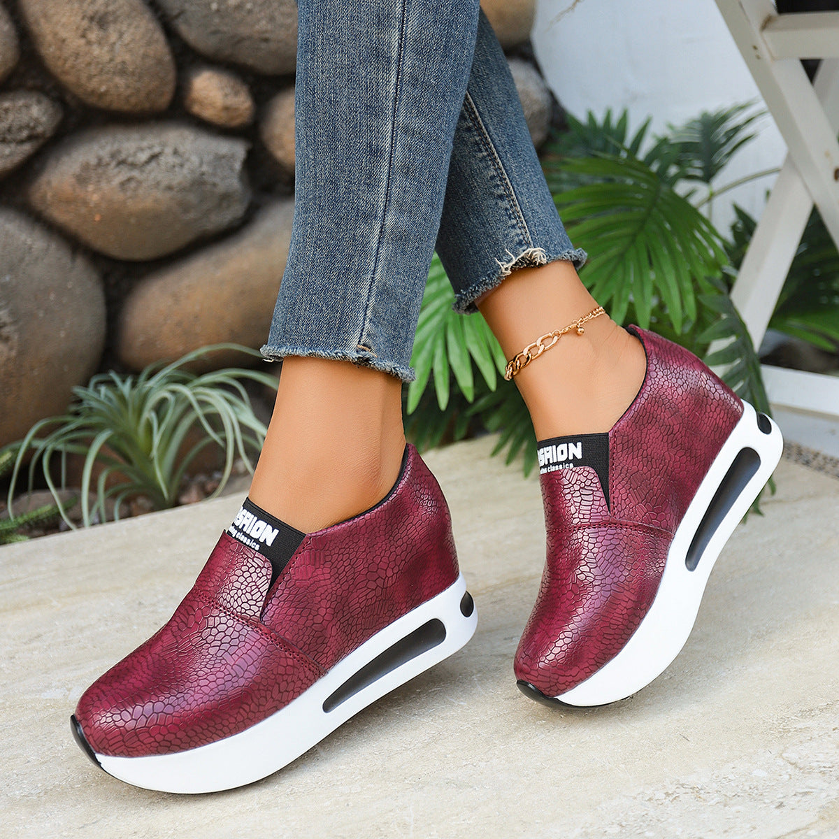 Eleganckie Ortopedyczne Buty z Unikalnym Wzorem