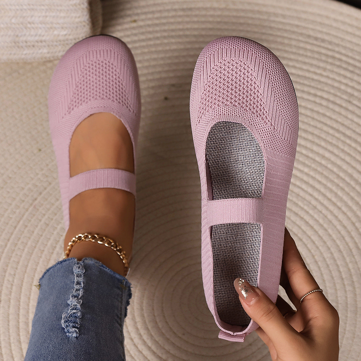Eleganckie Ortopedyczne Buty z Unikalnym Wzorem