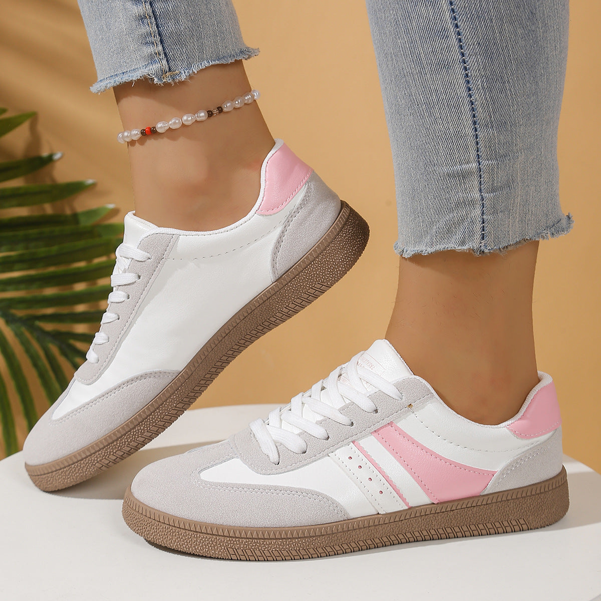 Klasyczne Ortopedyczne Sneakersy w Ponadczasowym Stylu
