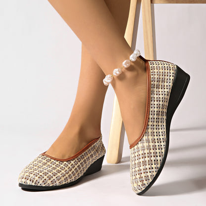 Eleganckie Ortopedyczne Buty z Unikalnym Wzorem