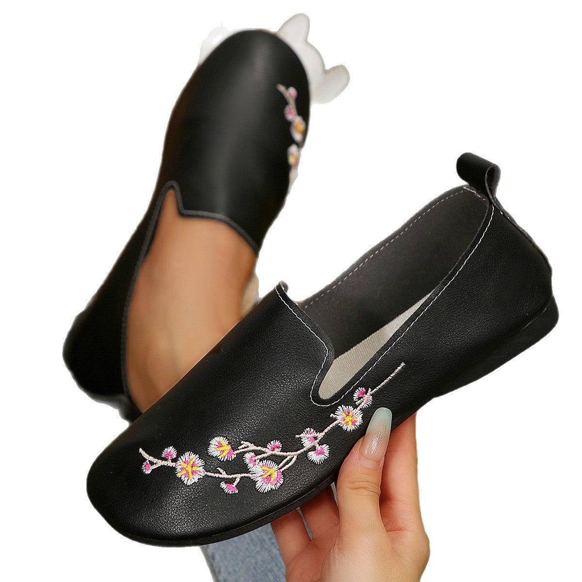 Eleganckie Ortopedyczne Buty z Unikalnym Wzorem