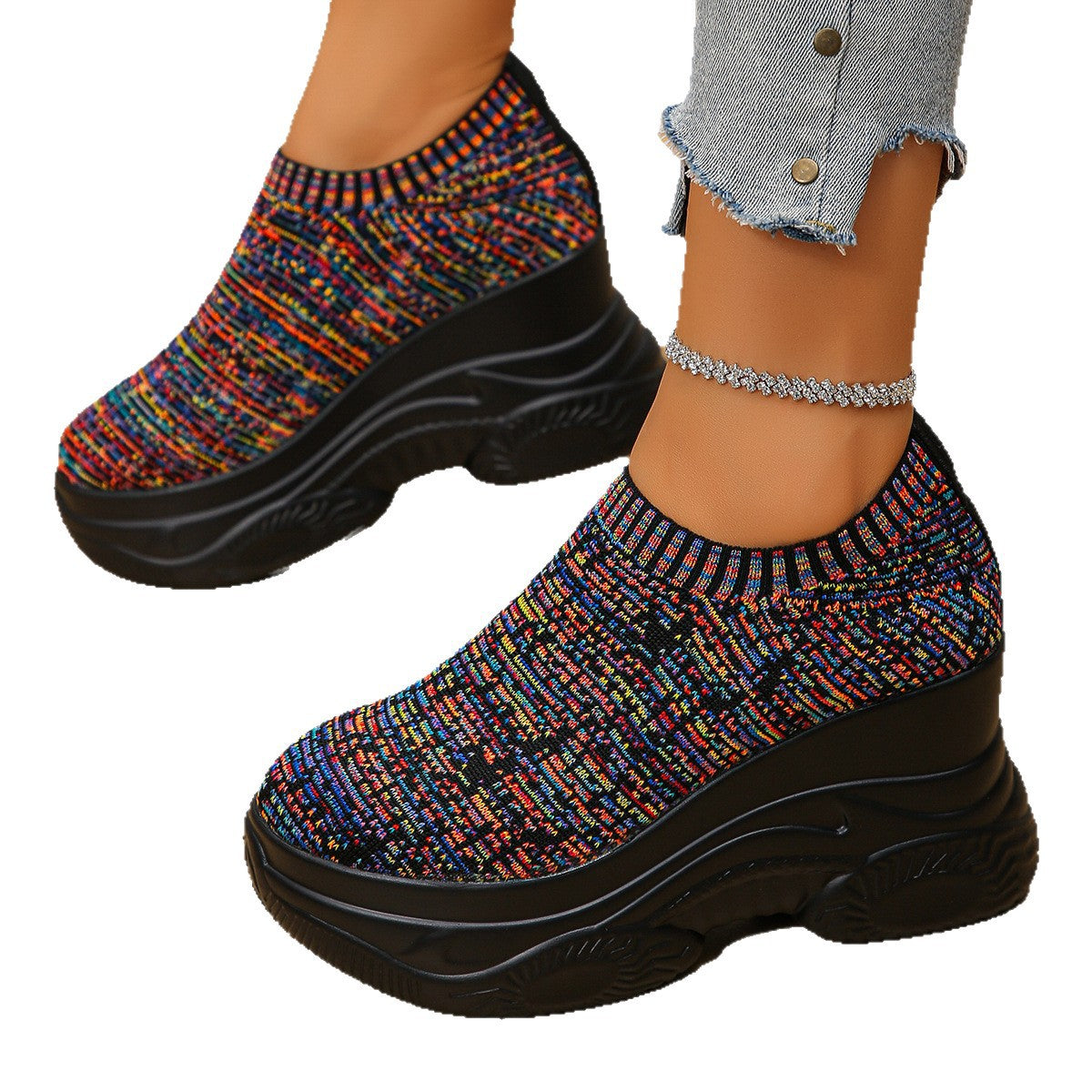 Eleganckie Ortopedyczne Buty z Unikalnym Wzorem