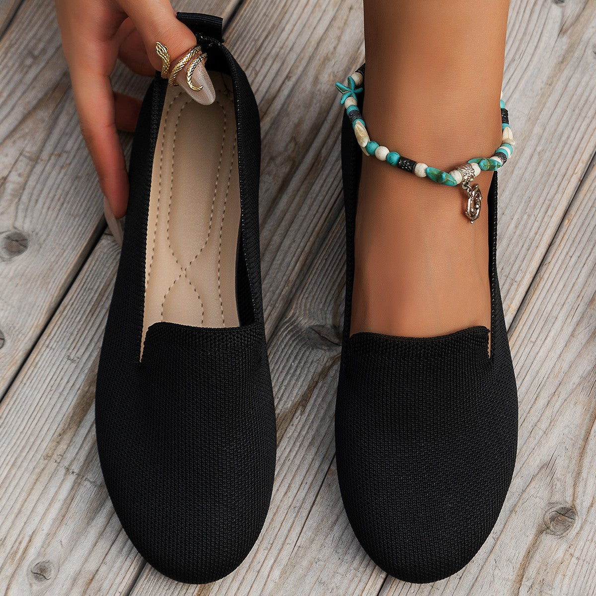 Eleganckie Ortopedyczne Buty z Unikalnym Wzorem