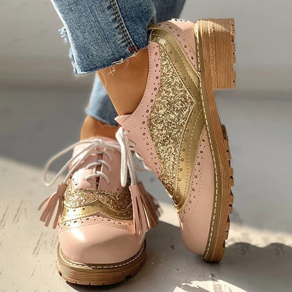 Eleganckie Ortopedyczne Buty z Unikalnym Wzorem