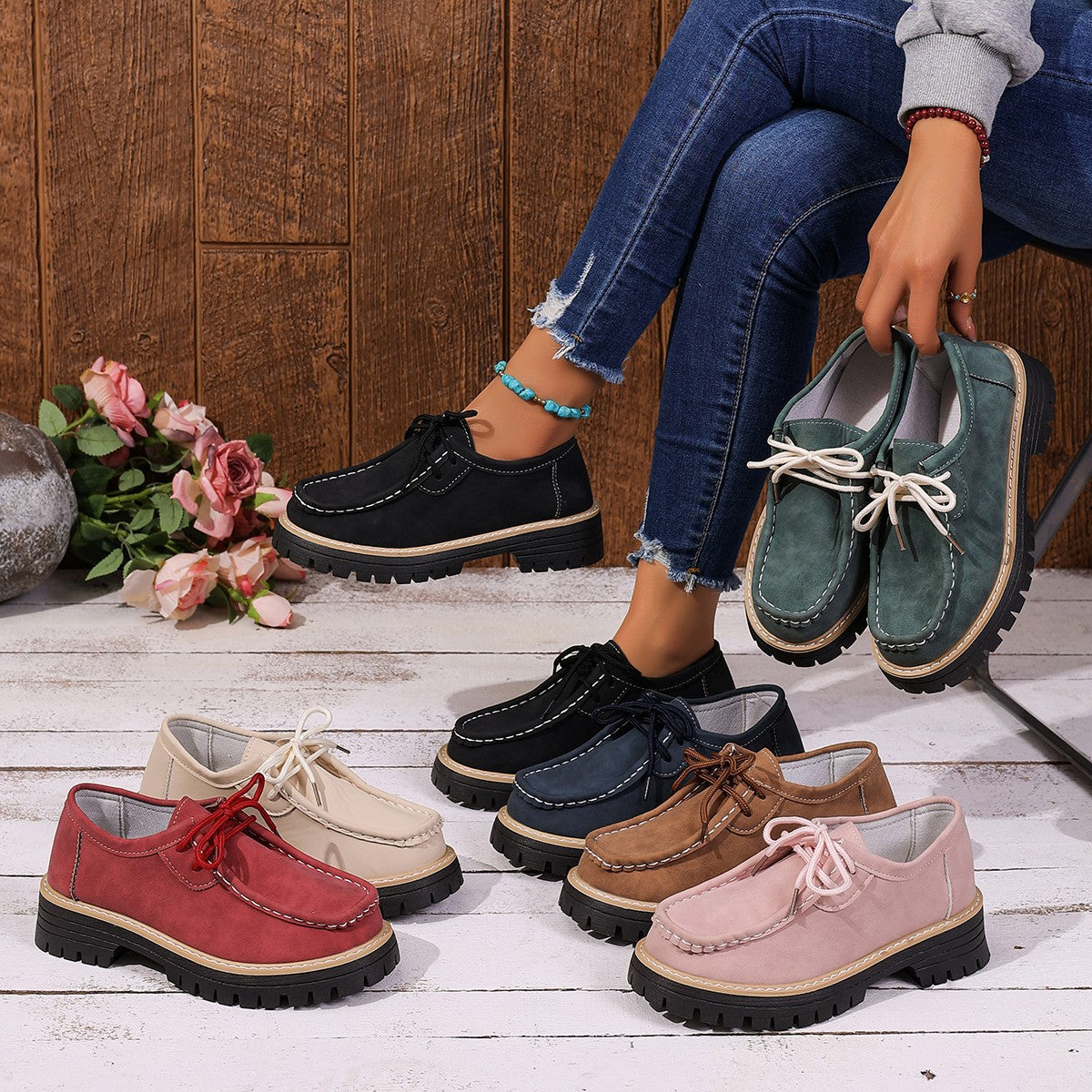Eleganckie Ortopedyczne Buty z Unikalnym Wzorem
