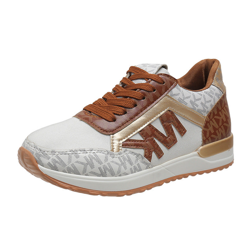 Eleganckie Ortopedyczne Sneakersy z Unikalnym Wzorem