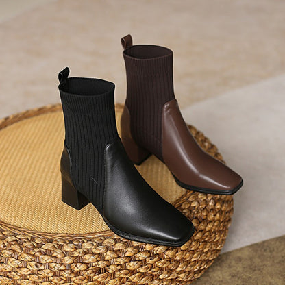 Eleganckie Ortopedyczne Kozaki z Unikalnym Wzorem