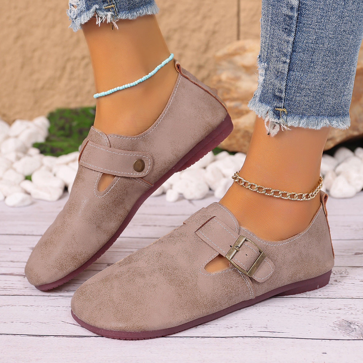 Eleganckie Ortopedyczne Buty z Unikalnym Wzorem