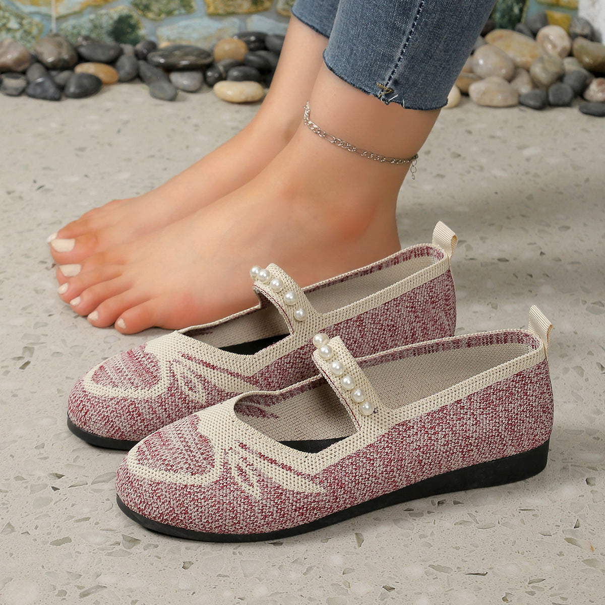Eleganckie Ortopedyczne Buty z Unikalnym Wzorem