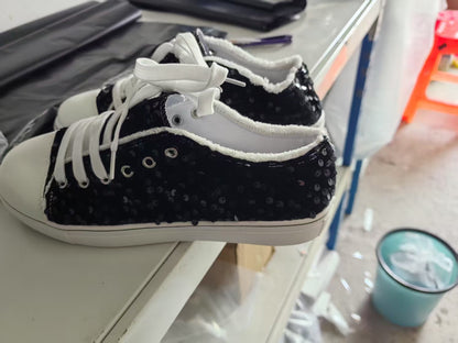 Eleganckie Ortopedyczne Sneakersy z Unikalnym Wzorem