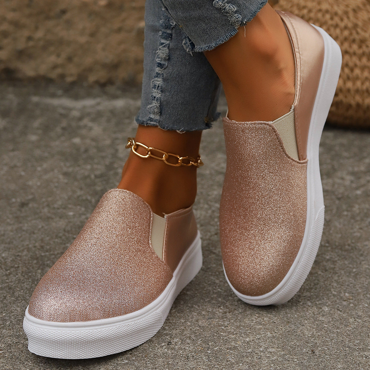 Eleganckie Ortopedyczne Buty z Unikalnym Wzorem