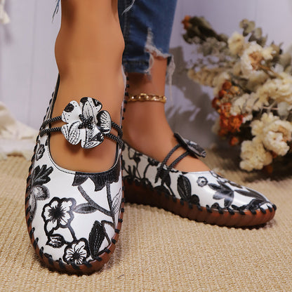 Eleganckie Ortopedyczne Buty z Unikalnym Wzorem