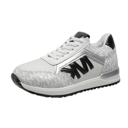 Eleganckie Ortopedyczne Sneakersy z Unikalnym Wzorem