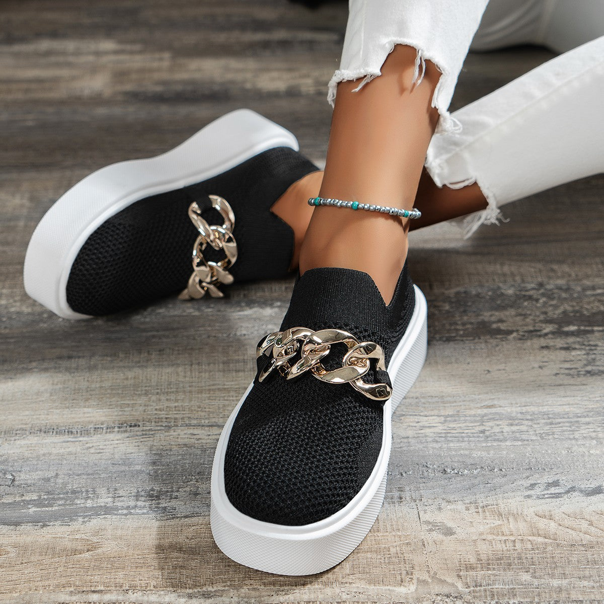 Eleganckie Ortopedyczne Buty z Unikalnym Wzorem