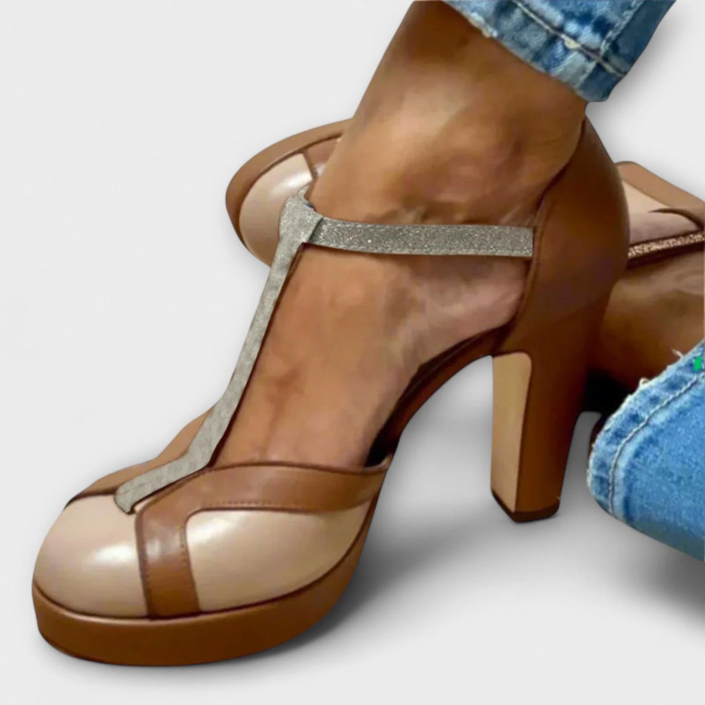 Eleganckie Ortopedyczne Buty z Unikalnym Wzorem