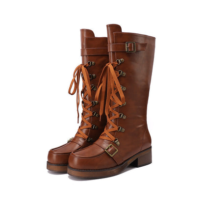 Eleganckie Ortopedyczne Kozaki z Unikalnym Wzorem
