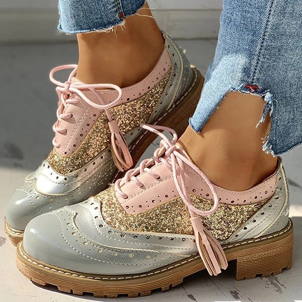 Eleganckie Ortopedyczne Buty z Unikalnym Wzorem