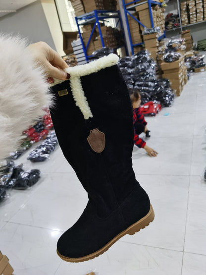 Eleganckie Ortopedyczne Kozaki z Unikalnym Wzorem